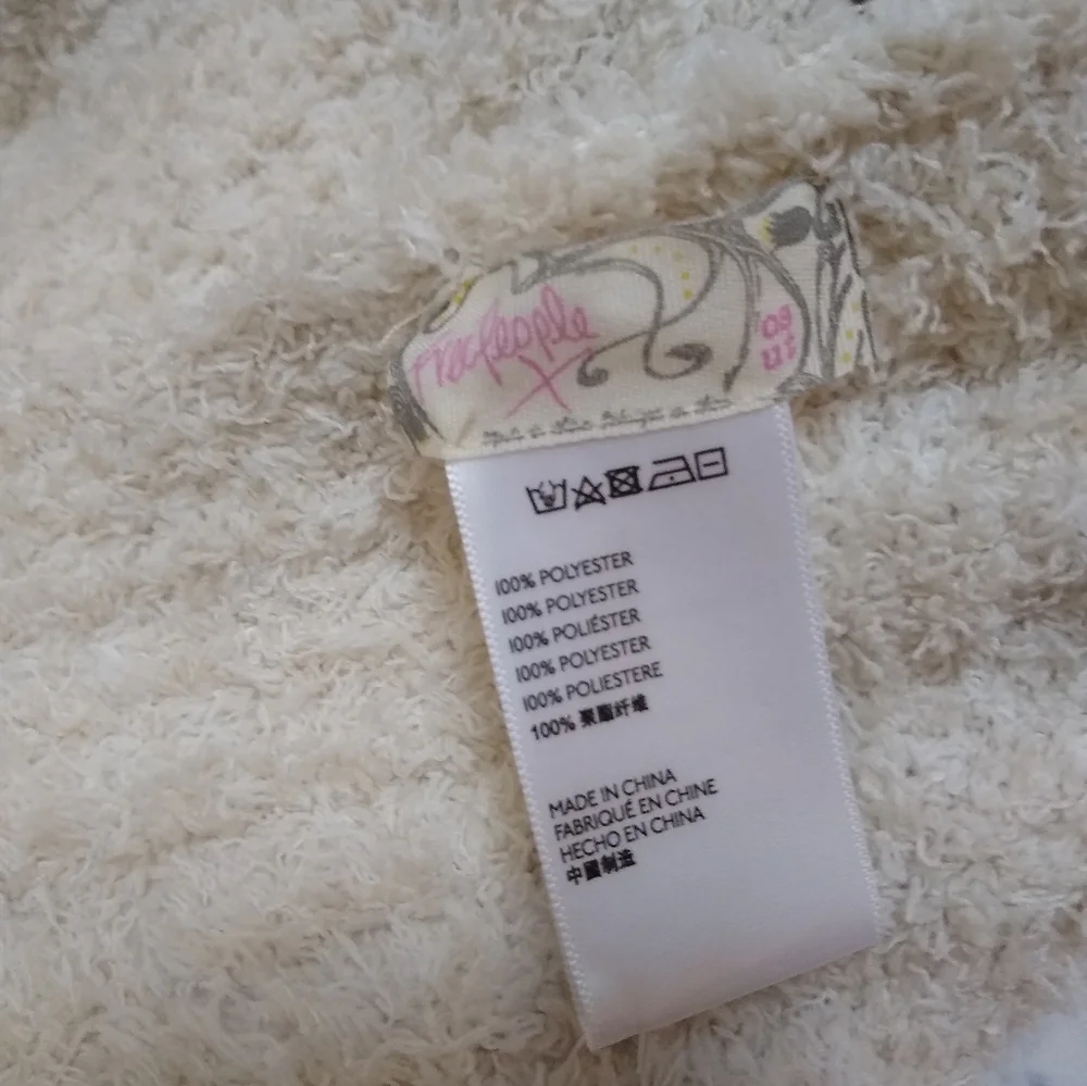 Free People Cloud Rib Oversize Scarf in Ivory - Picture 5 of 5